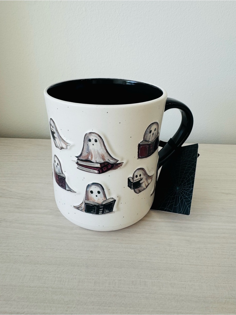 Ghosts Reading Books Viral
Halloween Coffee Mug by Cobwebs
& Cauldrons NWT